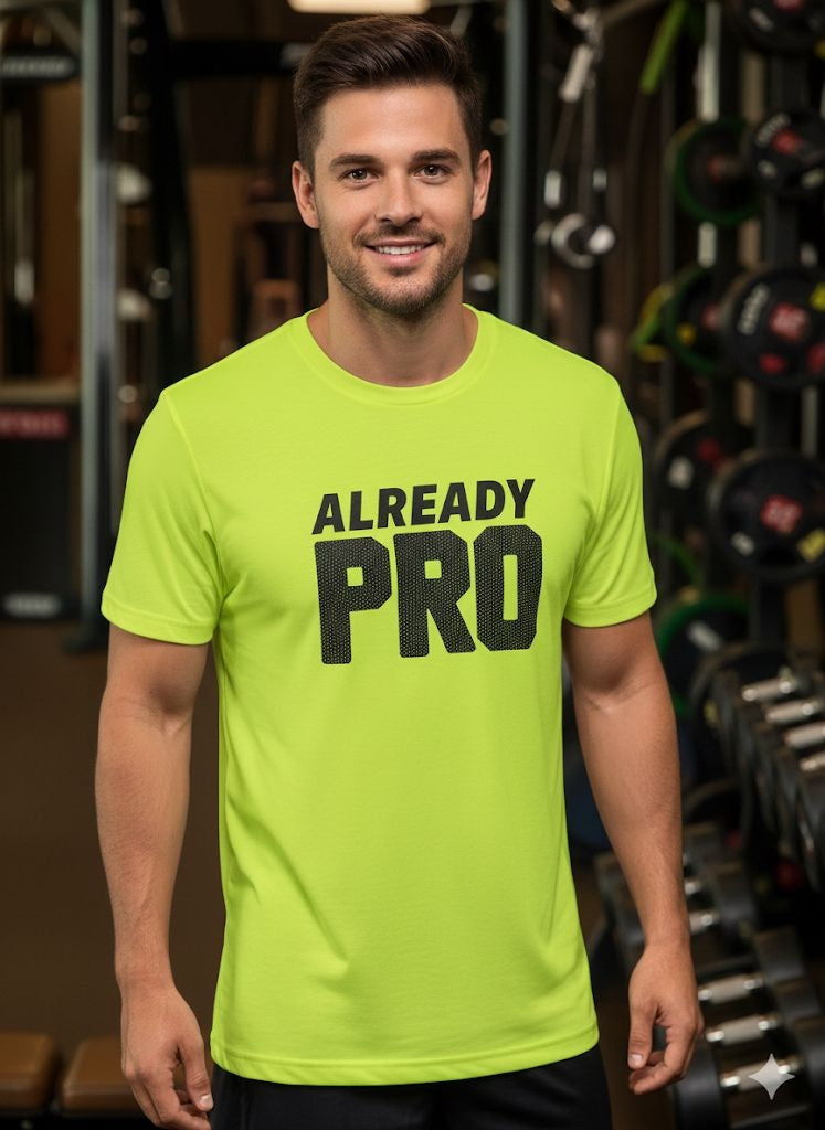 Mumtaz Bright Green Crew Neck Shirt