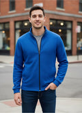 Mumtaz Marine Blue Full Sleeves Men's Jacket