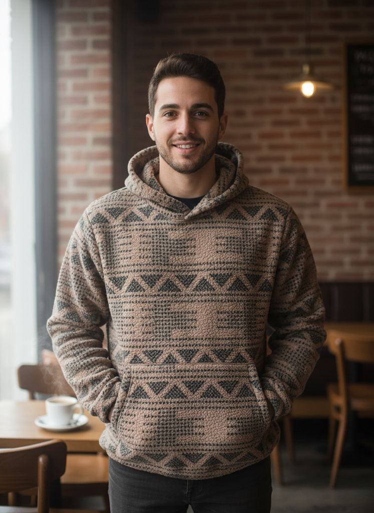 Mumtaz Textured Men's Hoodie