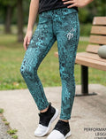 Breathable Tight for Womens - Seagreen Texture