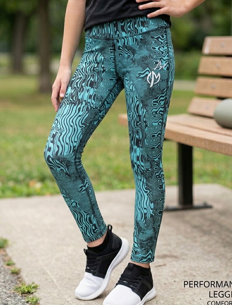 Breathable Tight for Womens - Seagreen Texture
