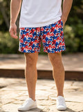 Shorts for Men - Red & Blue