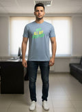 Mumtaz Grey Crew Neck Shirt
