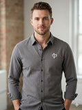 Mens Full-Sleeve Grey Shirt